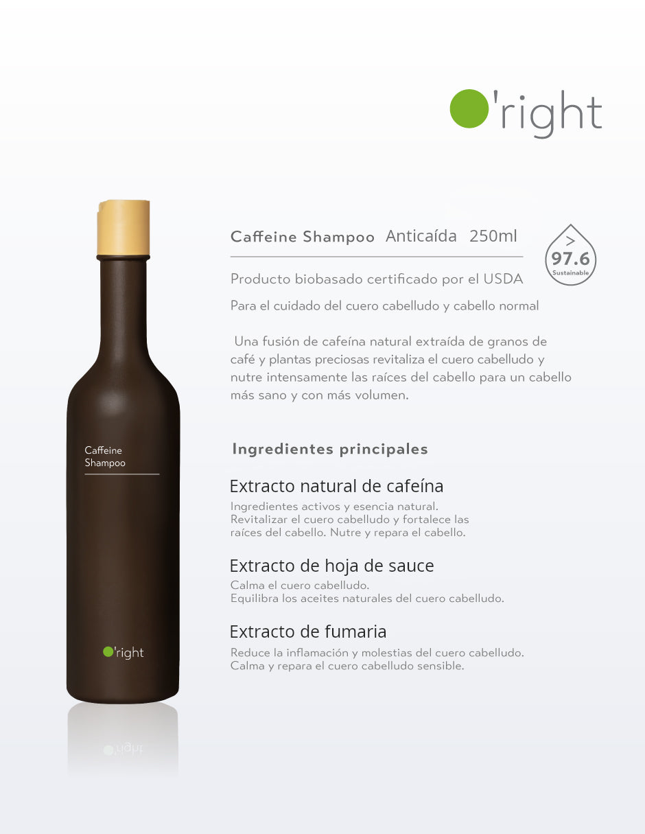 CAFFEINE SHAMPOO 250ml Anticaída