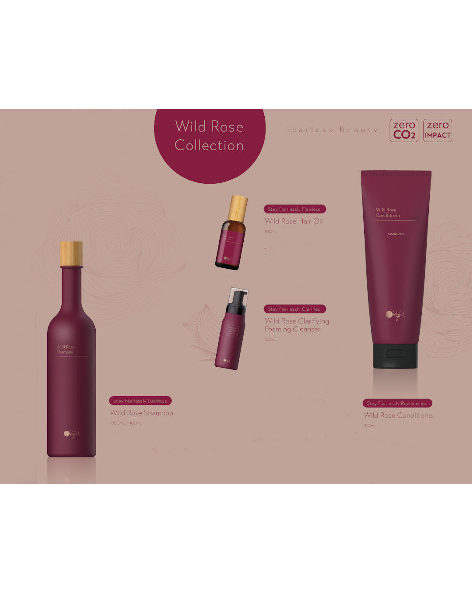 ACEITE CAPILAR WILD ROSE 100ML Con protección térmica