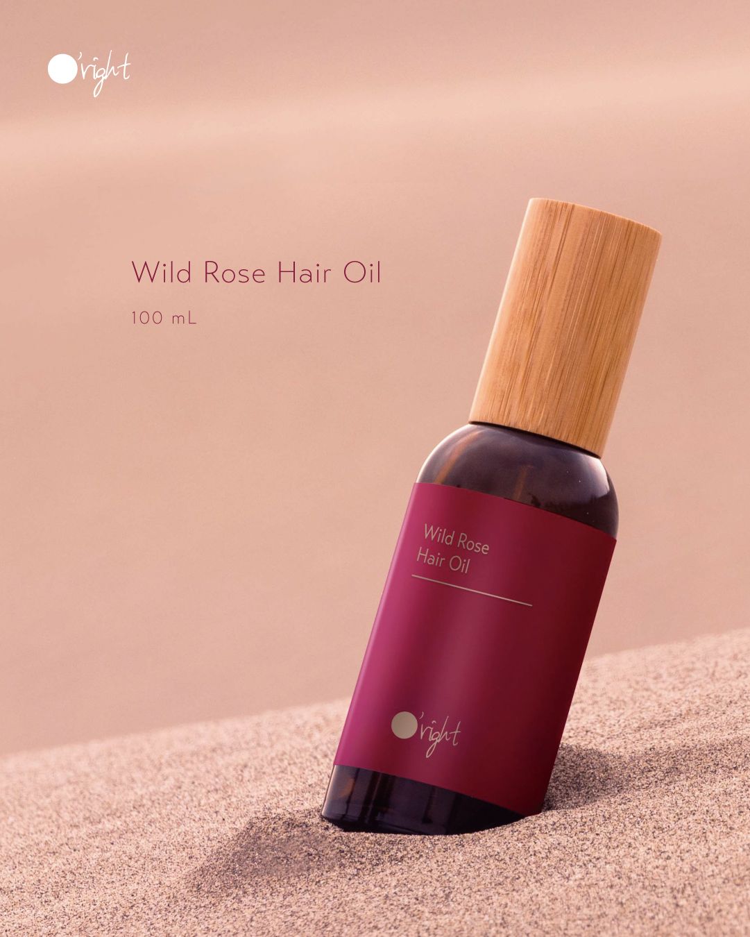 ACEITE CAPILAR WILD ROSE 100ML Con protección térmica