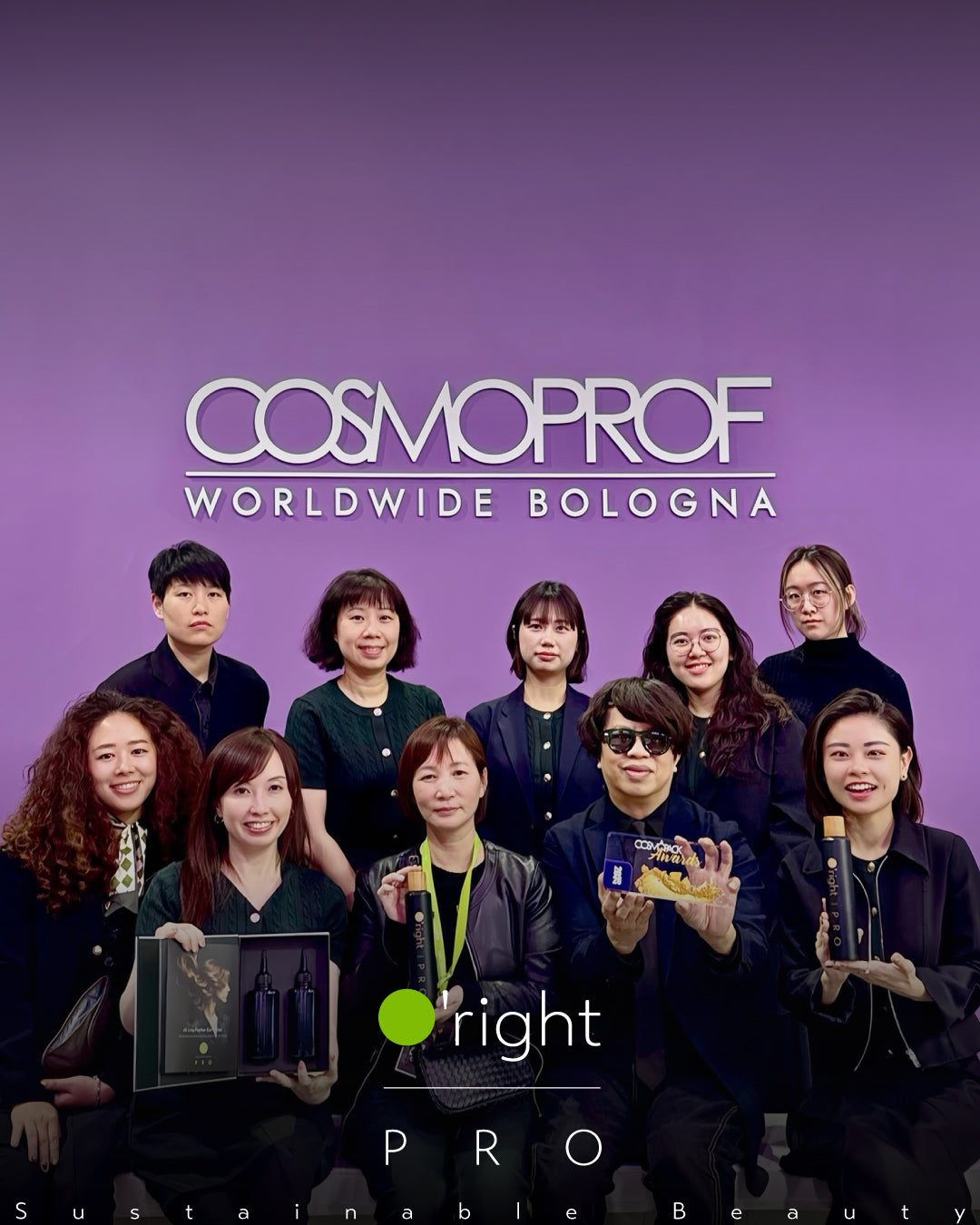 O´right, Ganador en Cosmoprof 2026 con Innovación en Belleza Sostenible