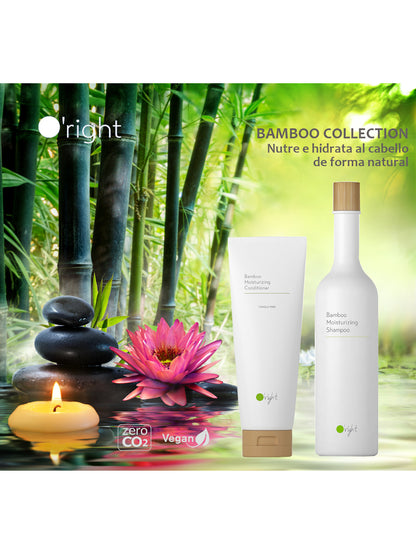 BAMBOO MOISTURIZING SHAMPOO 400ML Para cabello seco, con frizz y/o rizado