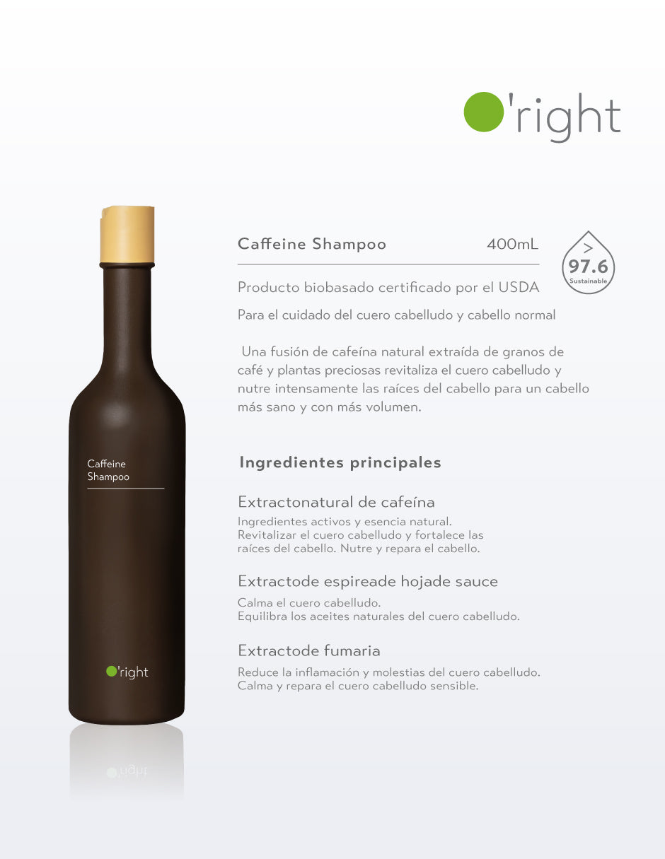CAFFEINE SHAMPOO 400ML Anticaída