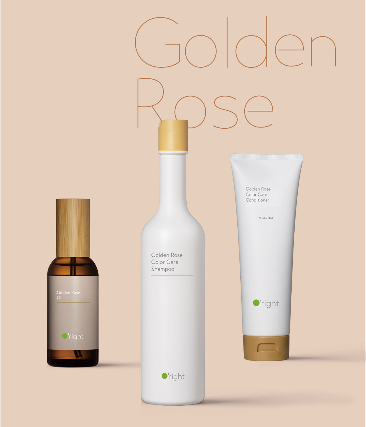 ACEITE CAPILAR GOLDEN ROSE 100ML Con protección térmica